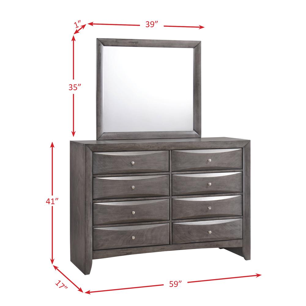 Madison King Storage 6PC Bedroom Set. Picture 34