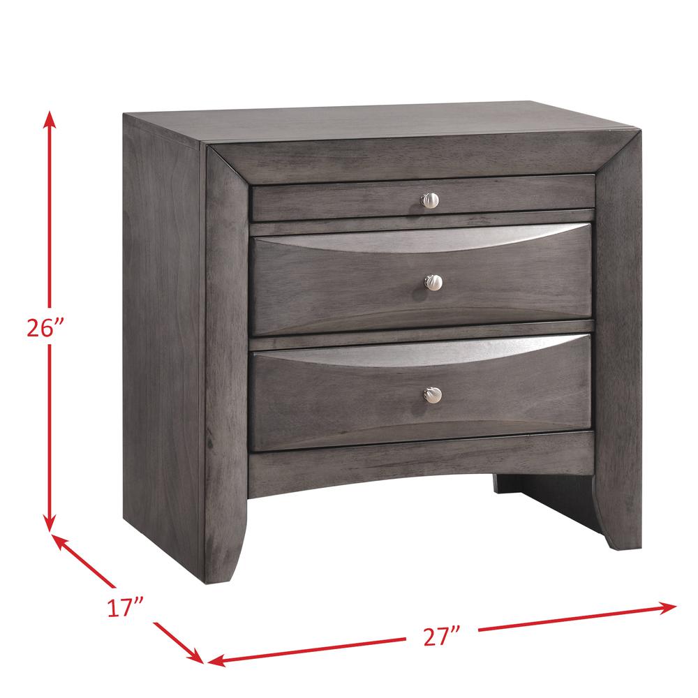 Madison Queen Storage 3PC Bedroom Set. Picture 27