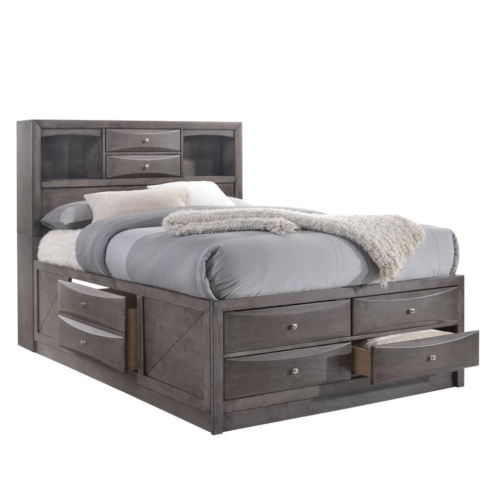 Madison Queen Storage 4PC Bedroom Set. Picture 28