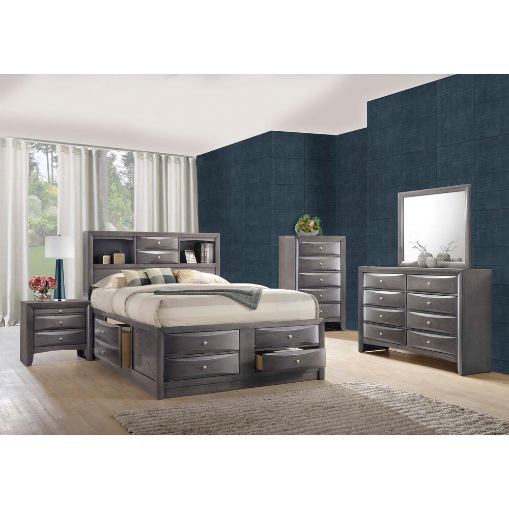 Madison Queen Storage 4PC Bedroom Set. Picture 33