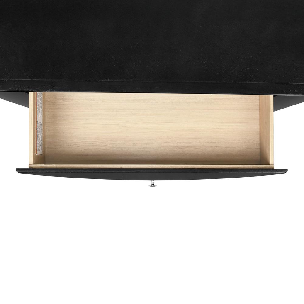 Dana 8-Drawer Dresser in Black. Picture 5