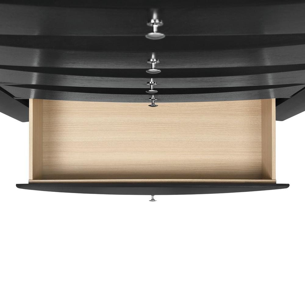 Dana 8-Drawer Dresser in Black. Picture 6