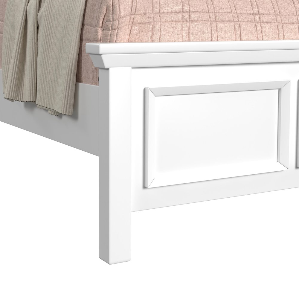 Hampton Kids Twin Bookcase Bed in White. Picture 6