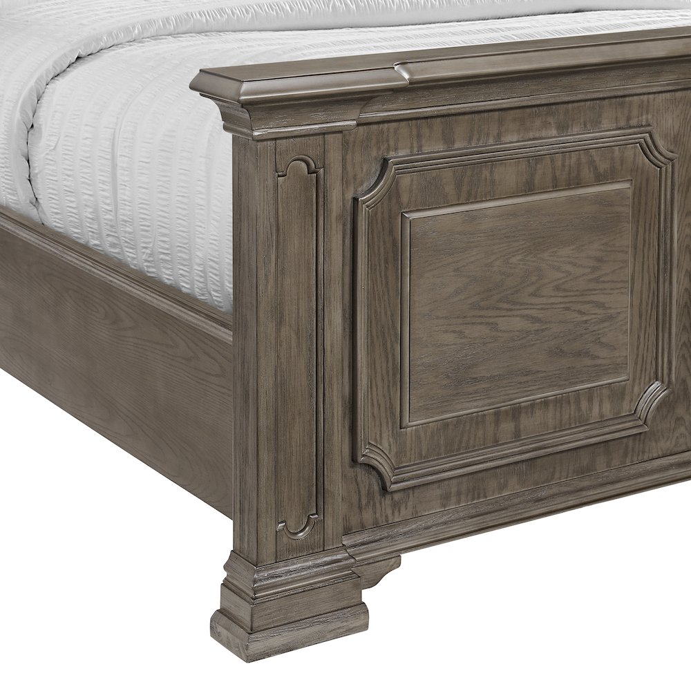 Paterson  King Bed in Grey. Picture 5