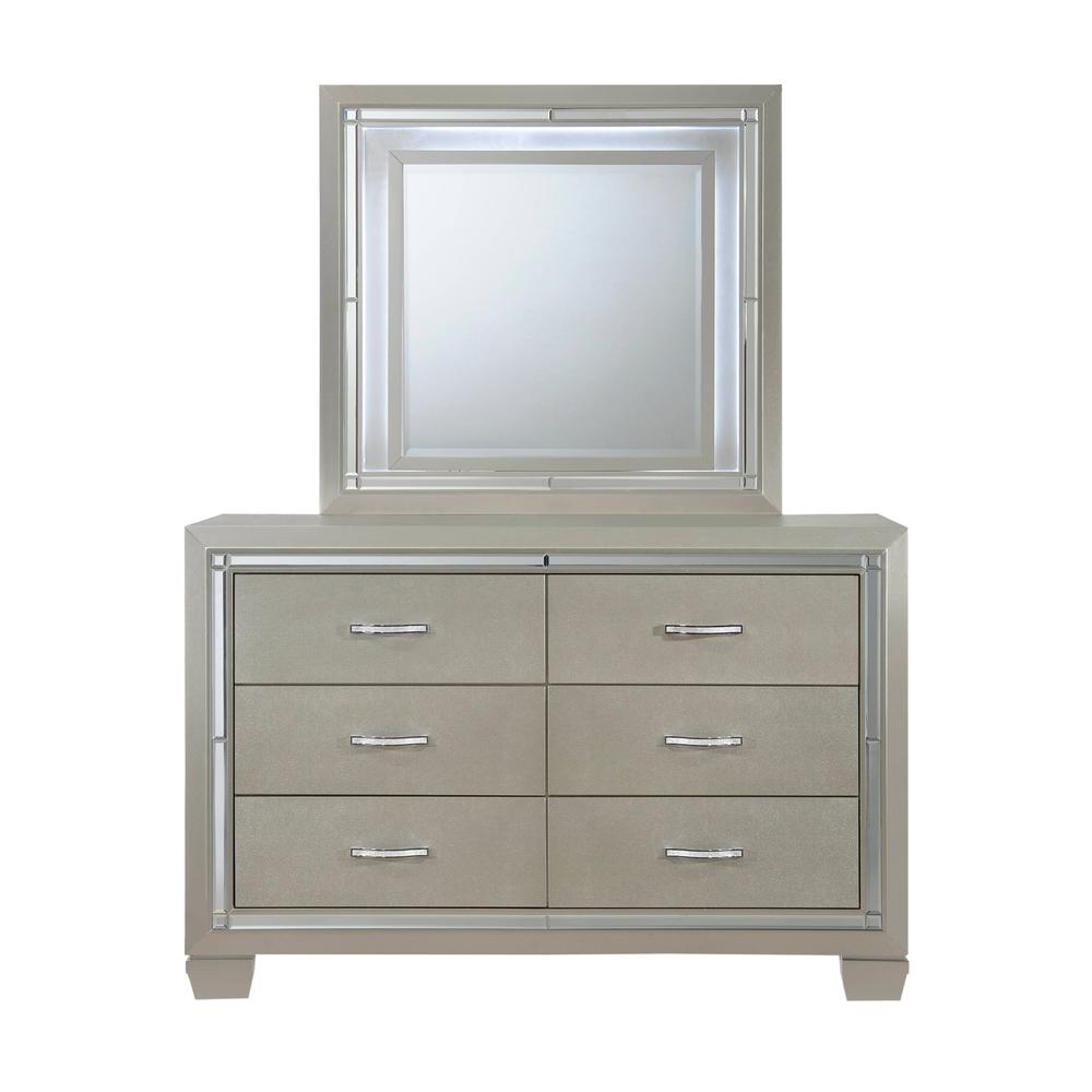 Glamour Youth Twin Platform 5PC Bedroom Set. Picture 36