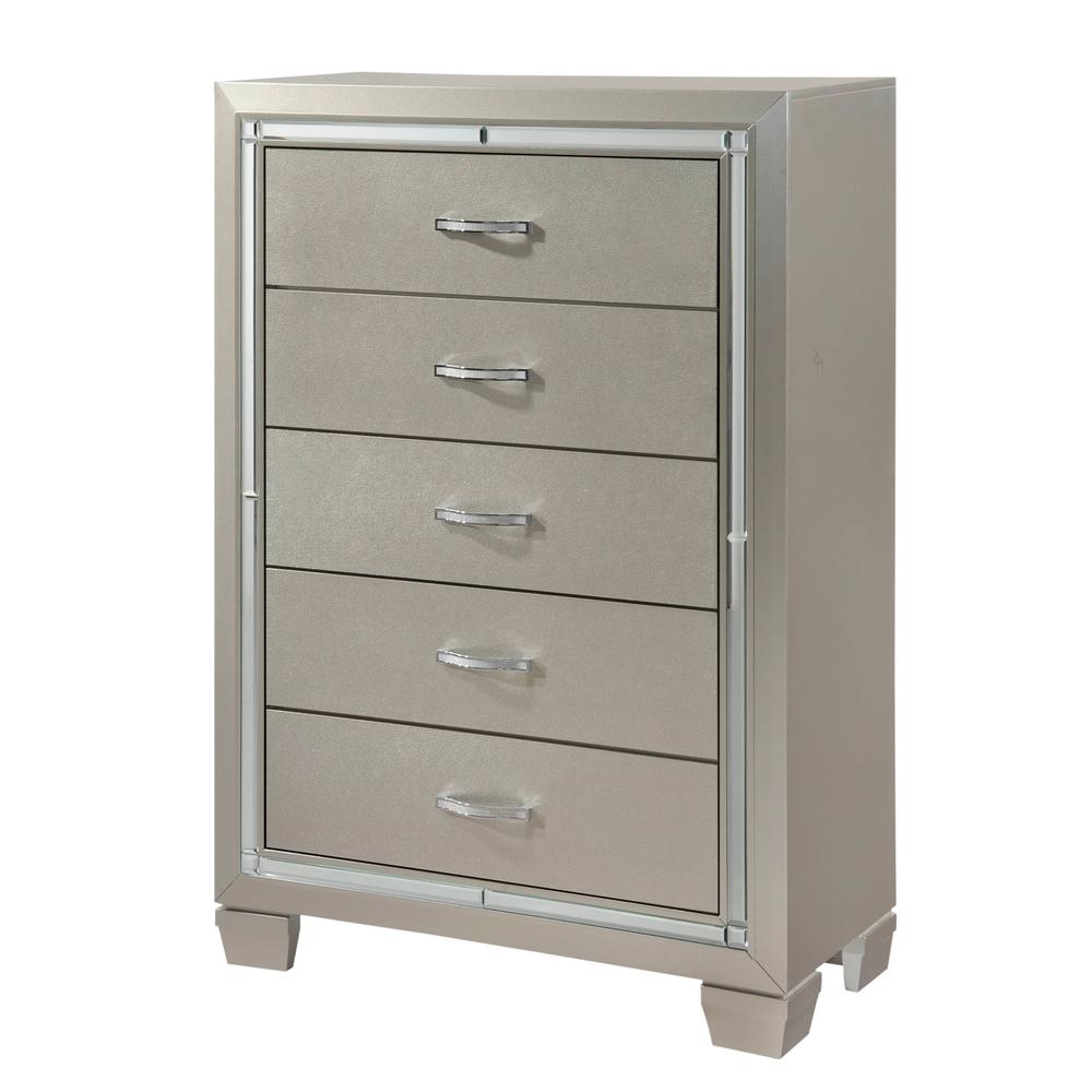 Glamour Youth Twin Platform 5PC Bedroom Set. Picture 39