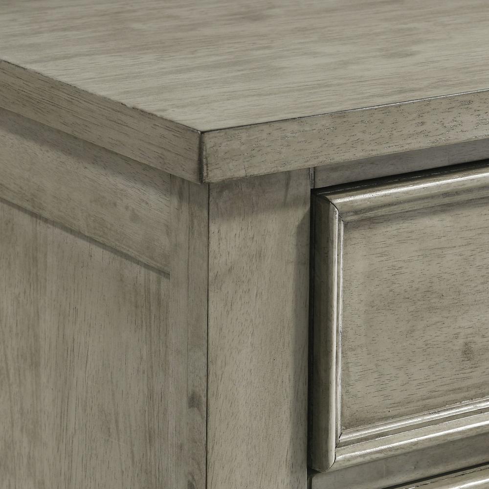 Damen 6-Drawer Chest in Drift Grey. Picture 4