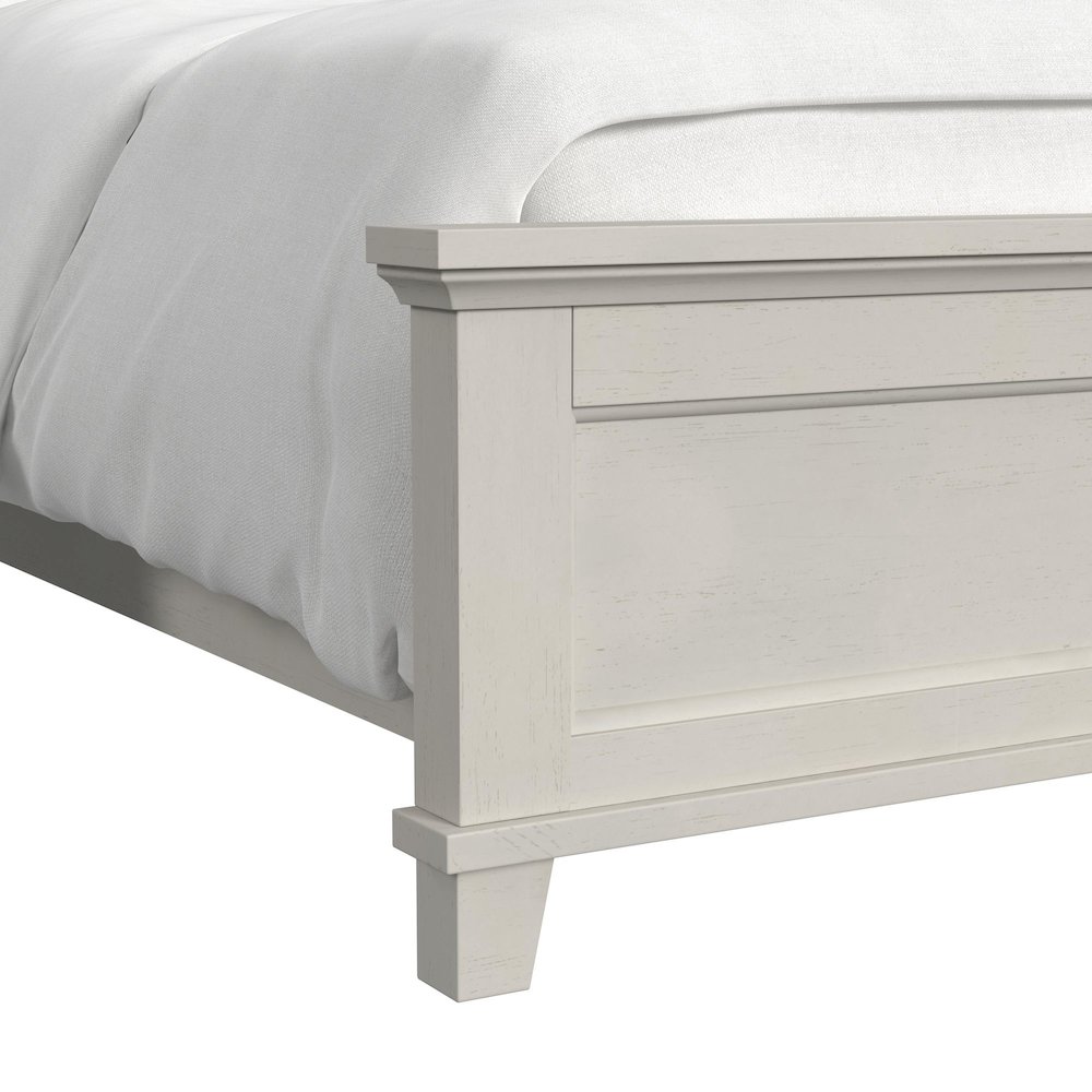 Canterbury Full Panel 5PC Bedroom Set in Ivory. Picture 7