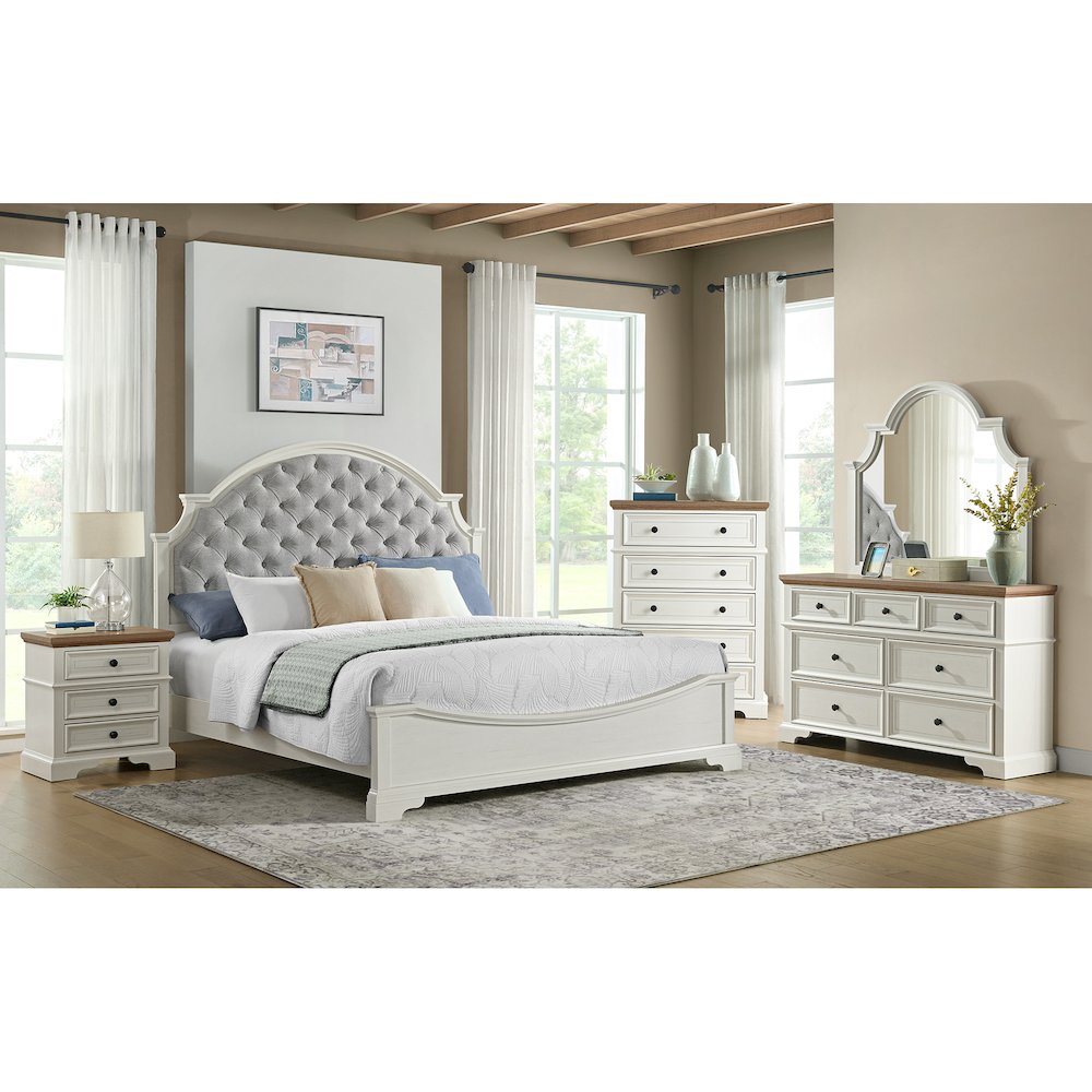 Ulysses Youth King UPH Bed in White. Picture 3