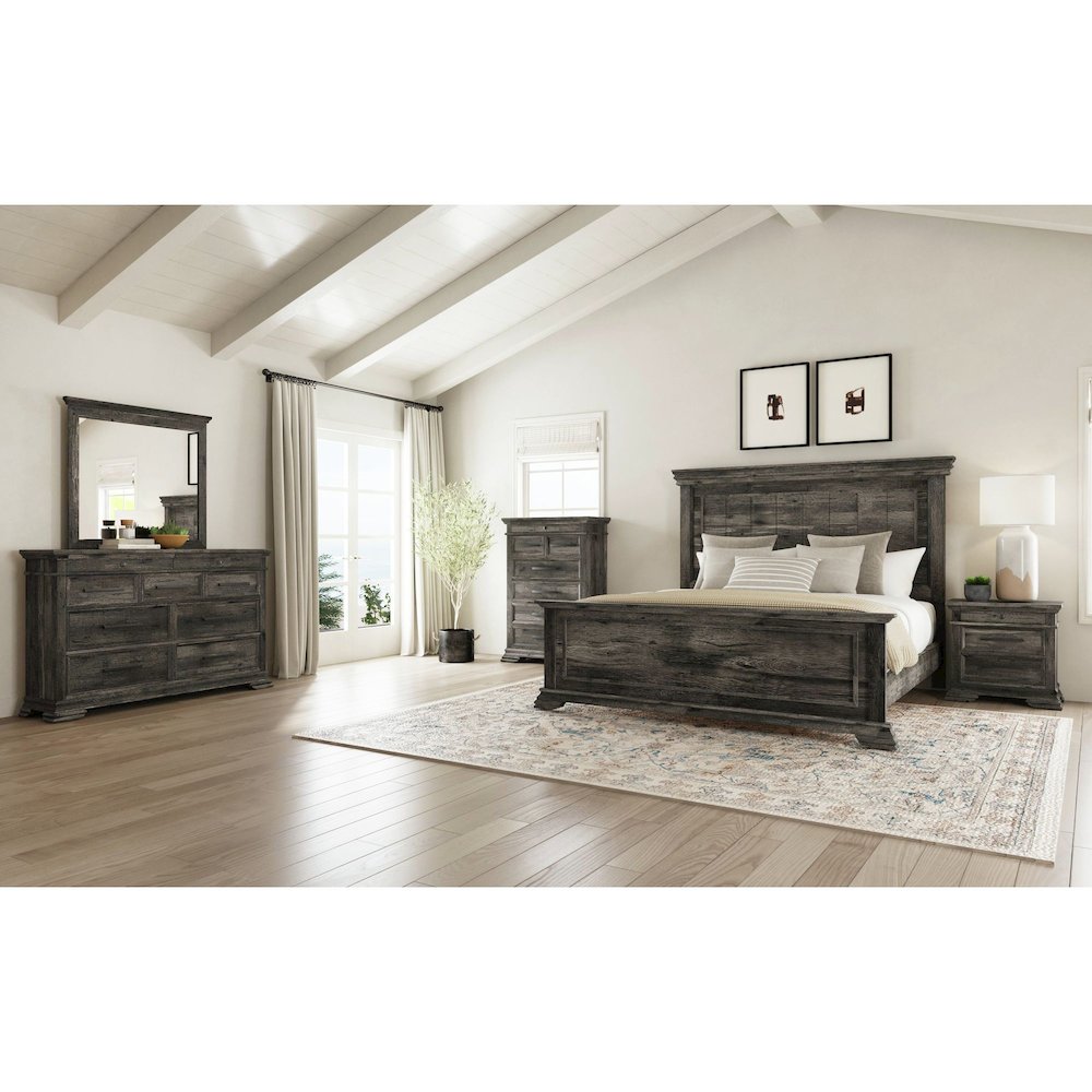 Park Ridge 6-Drawer Chest in Charcoal. Picture 6