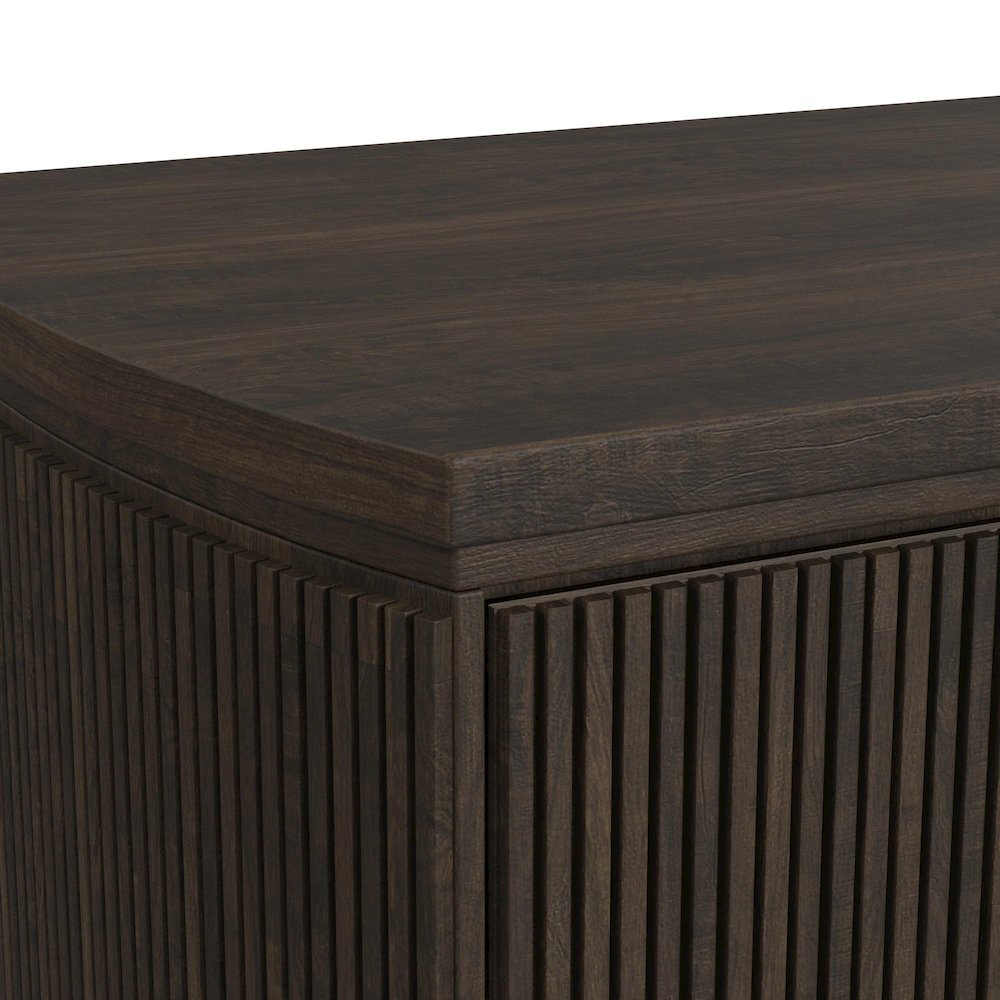 Sylvie 5-Drawer Chest in Dark Brown. Picture 4