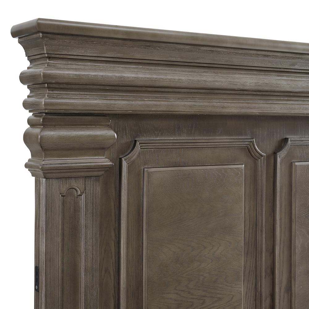 Paterson  Queen Storage Bed in Grey. Picture 4