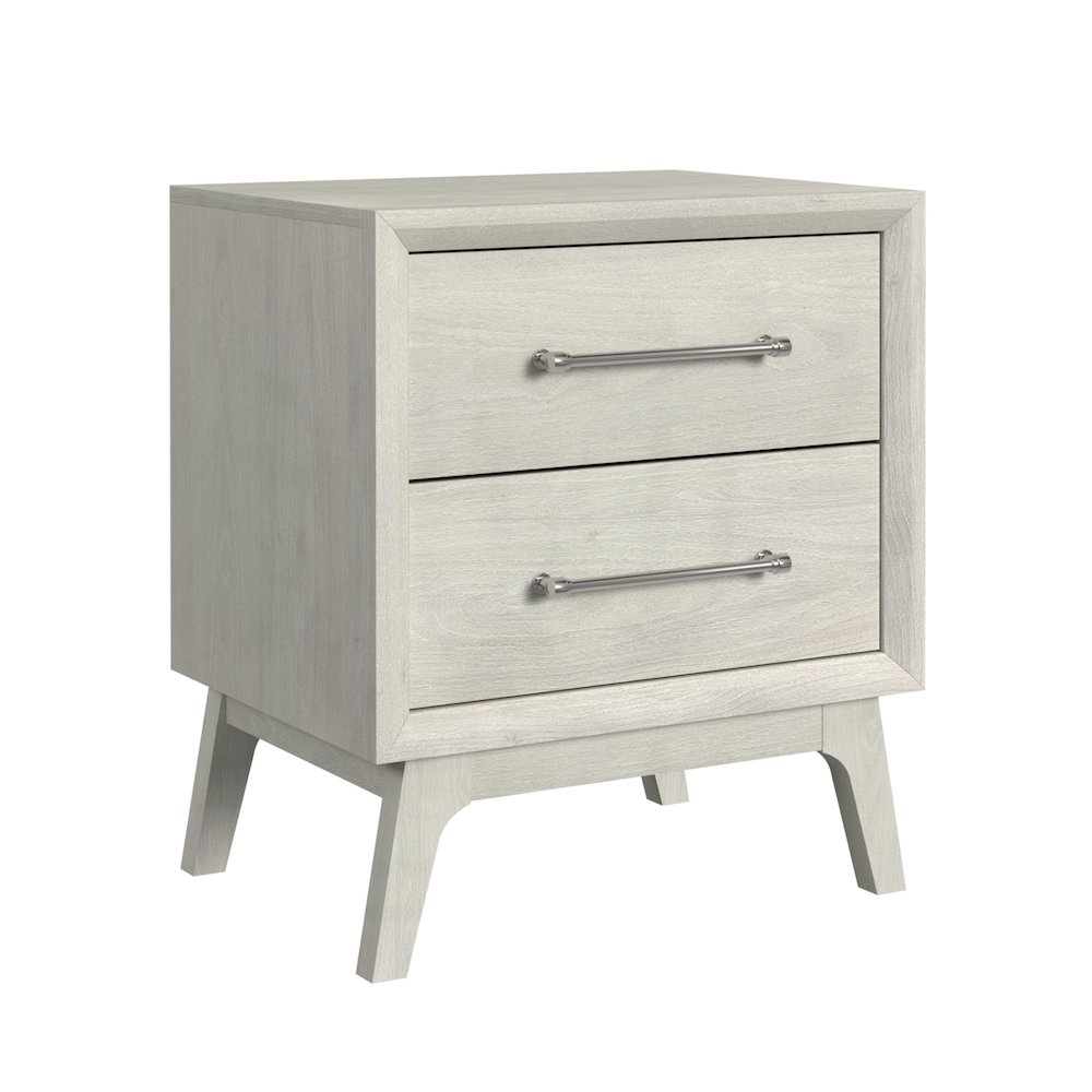 Clare 2-Drawer Nightstand in Almond. Picture 1