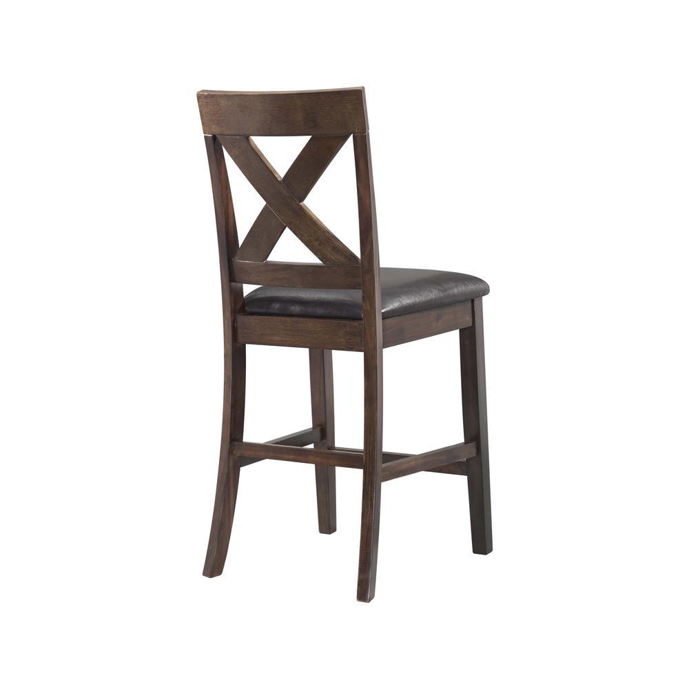 Alexa Counter Height Side Chair Set in Cherry. Picture 6