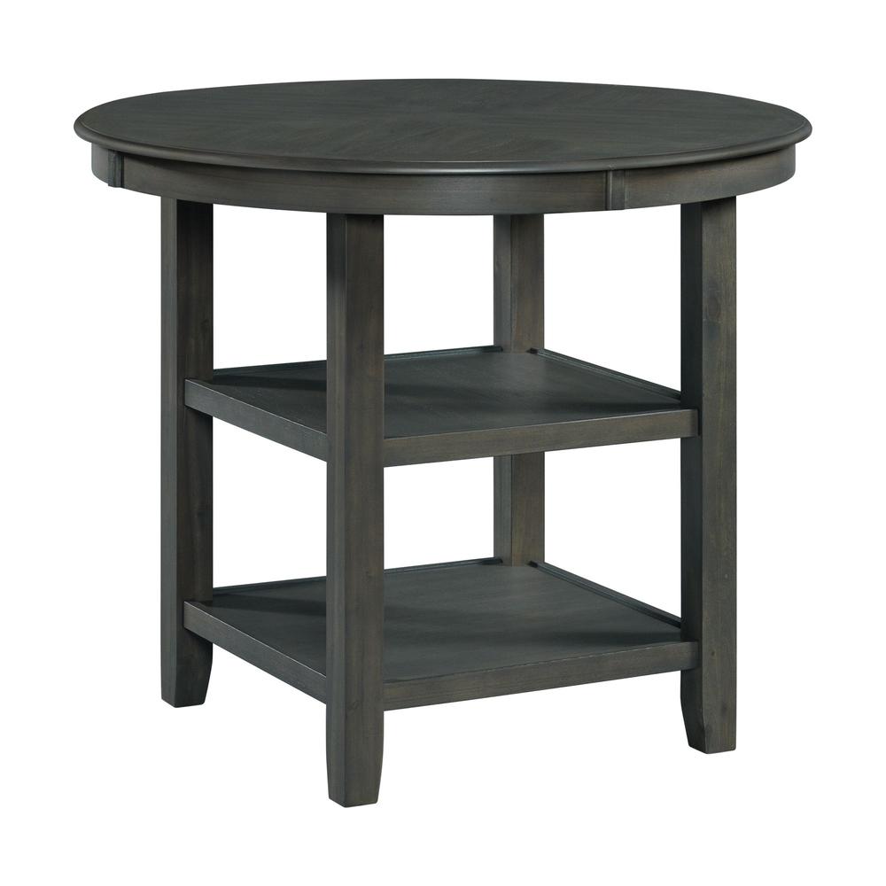 Taylor Counter Height 5PC Dining Set-Table and Four Side Chairs in Gray. Picture 3
