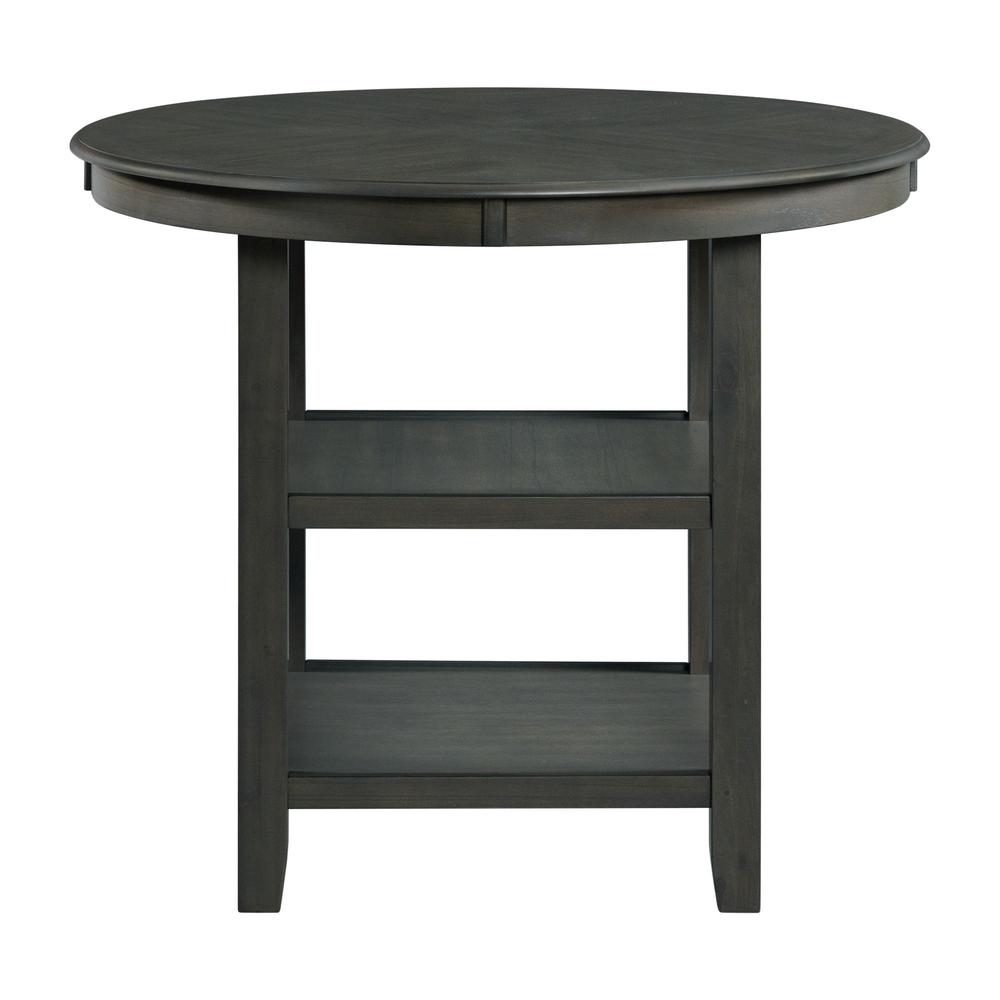 Taylor Counter Height 5PC Dining Set-Table and Four Side Chairs in Gray. Picture 4