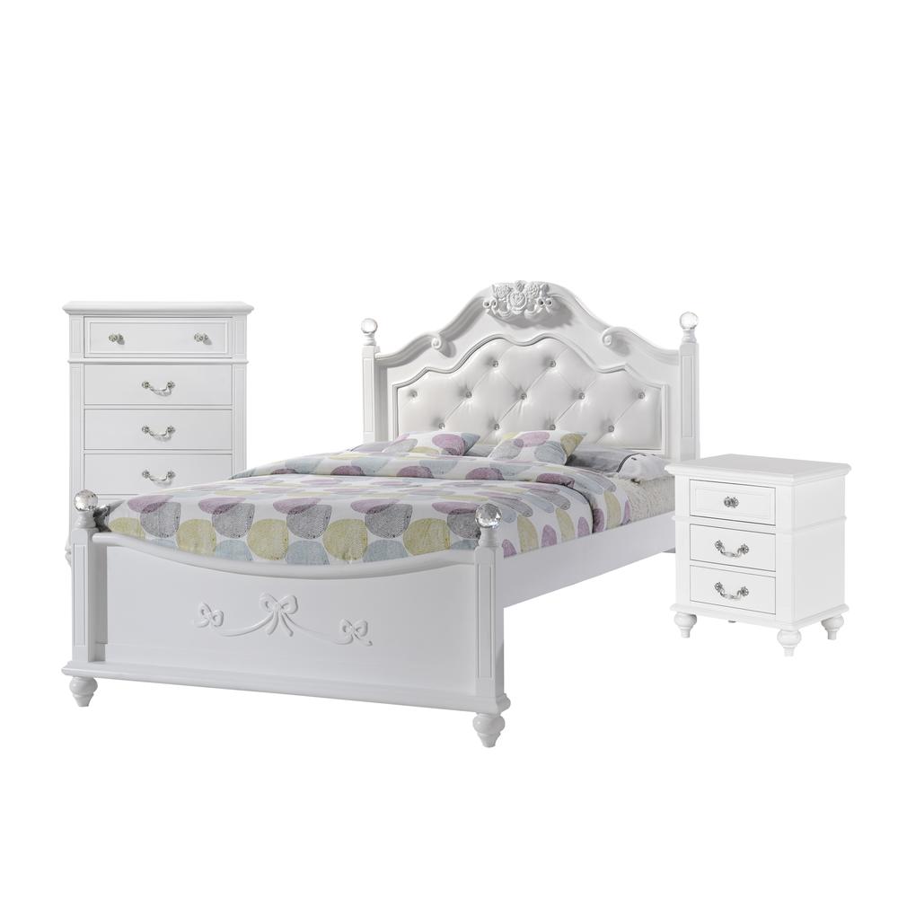 Annie Full Platform 3PC Bedroom Set. Picture 1