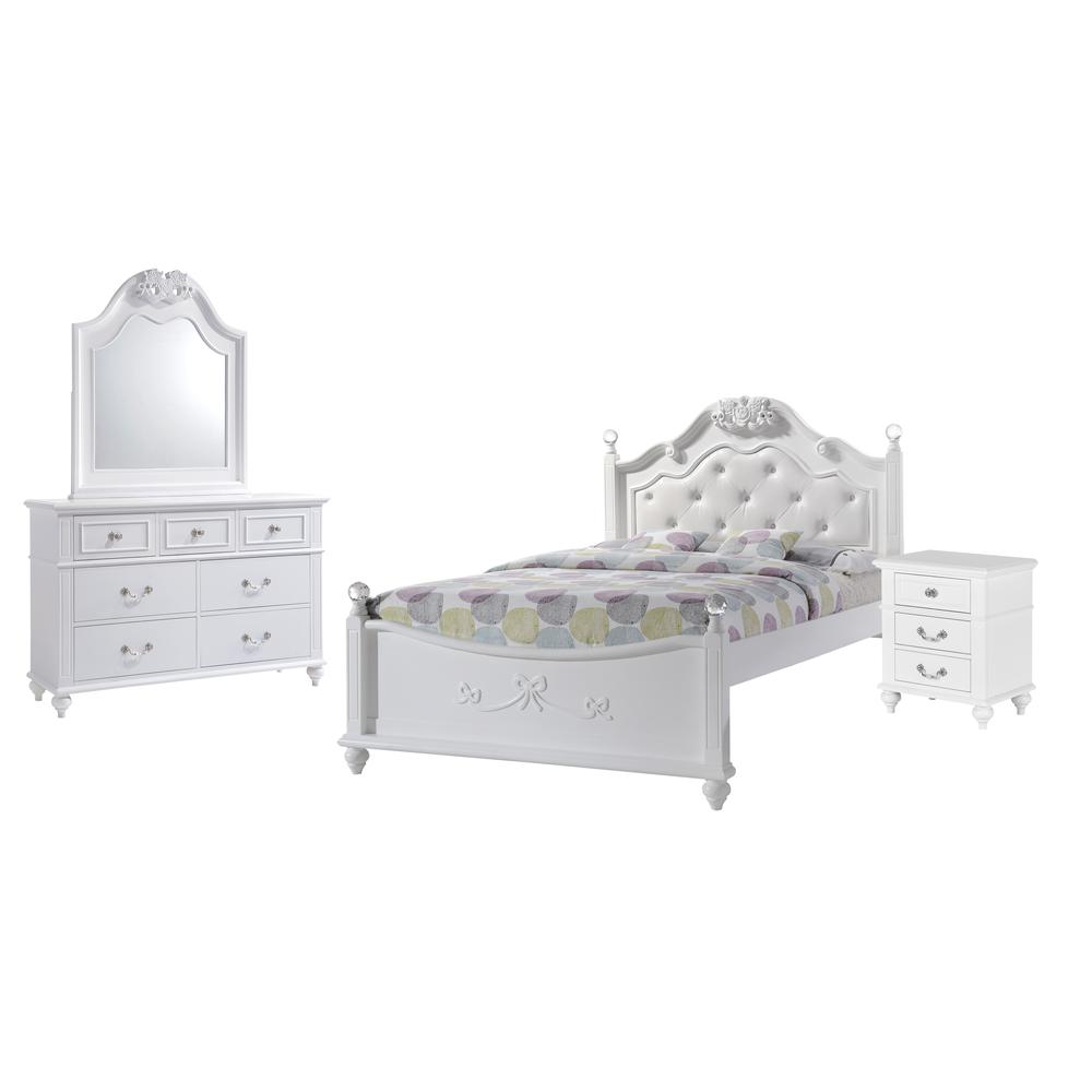 Annie Full Platform 4PC Bedroom Set. Picture 1