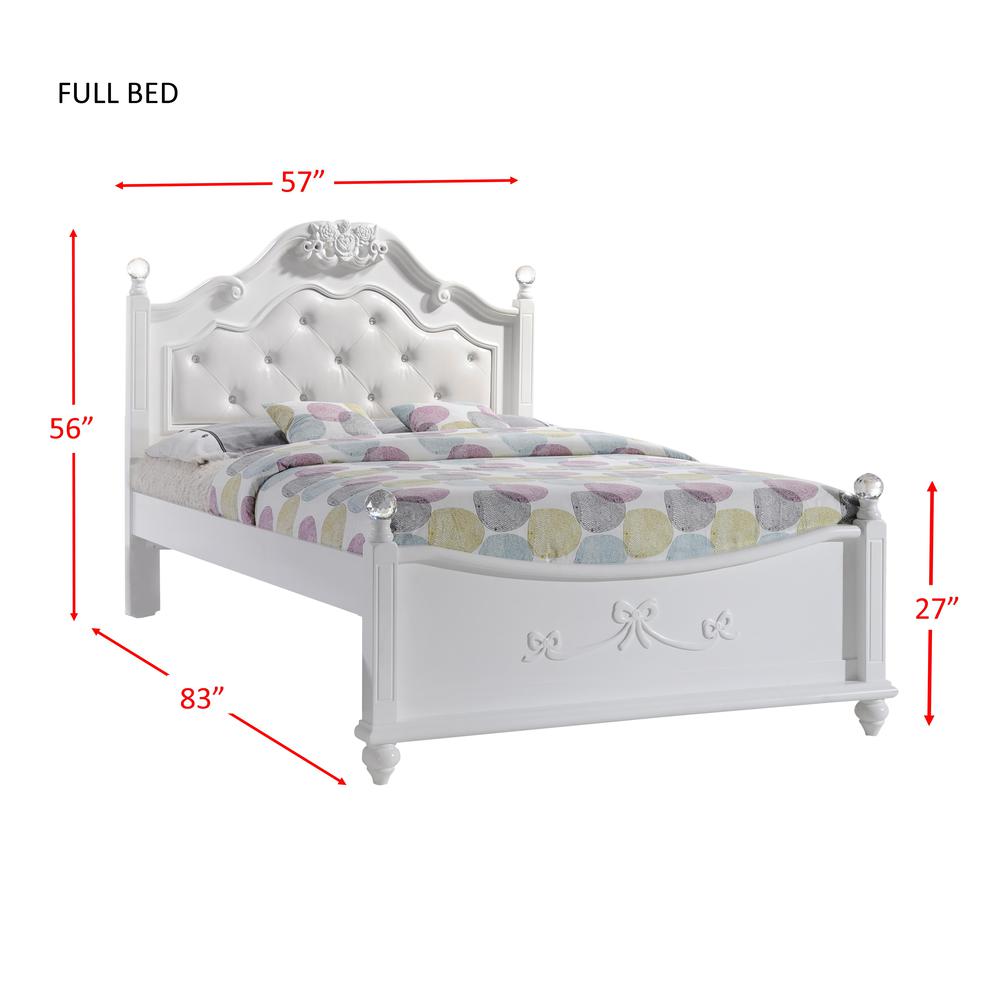 Annie Full Platform 4PC Bedroom Set. Picture 2