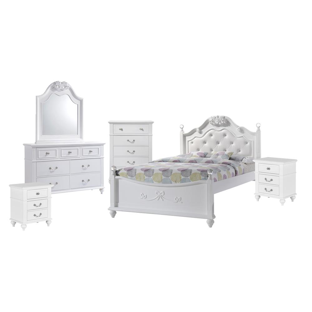 Annie Full Platform 6PC Bedroom Set. Picture 1