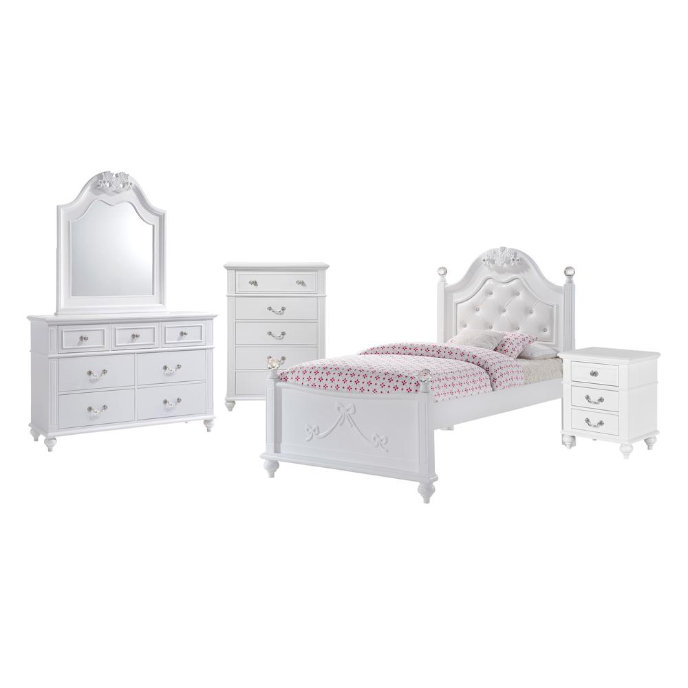 Annie Twin Platform 5PC Bedroom Set. Picture 1