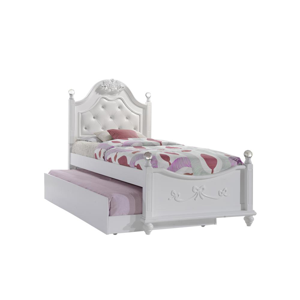 Annie Twin Platform Bed w/ Storage Trundle. Picture 2