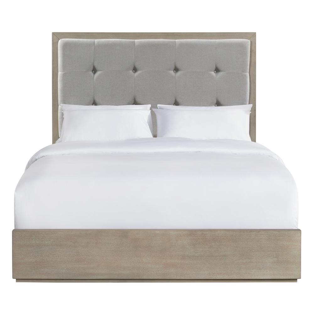 Cadia Queen Bed in Grey. Picture 2