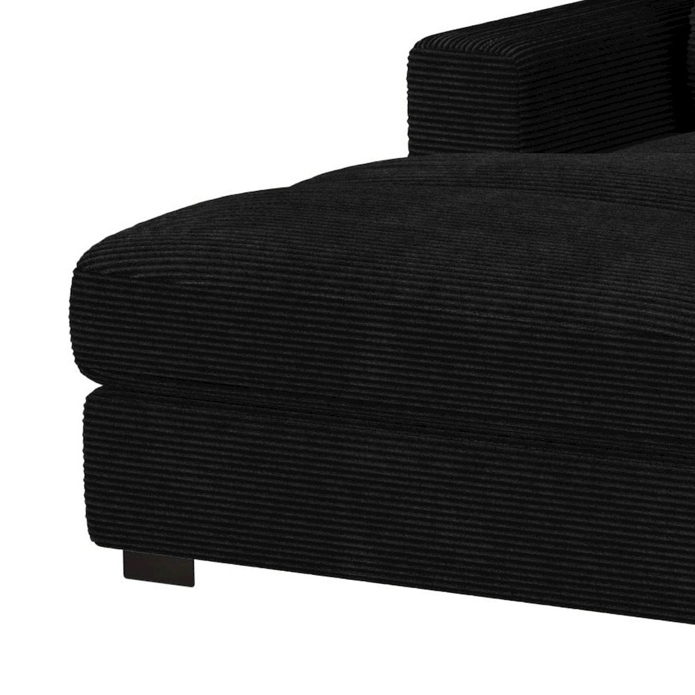 Arizona 7PC Sectional Set with LHF Chaise in Steno Black. Picture 6