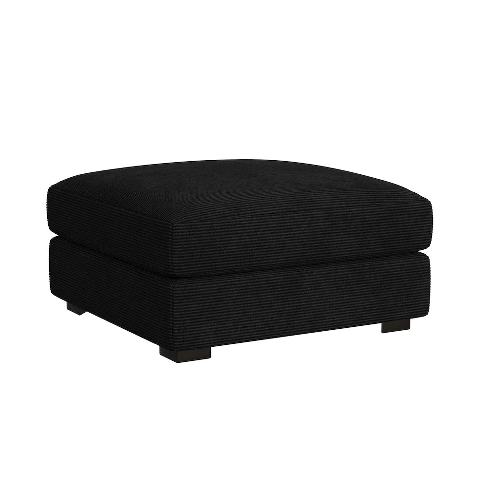 Arizona Modular Ottoman in Steno Black. Picture 2