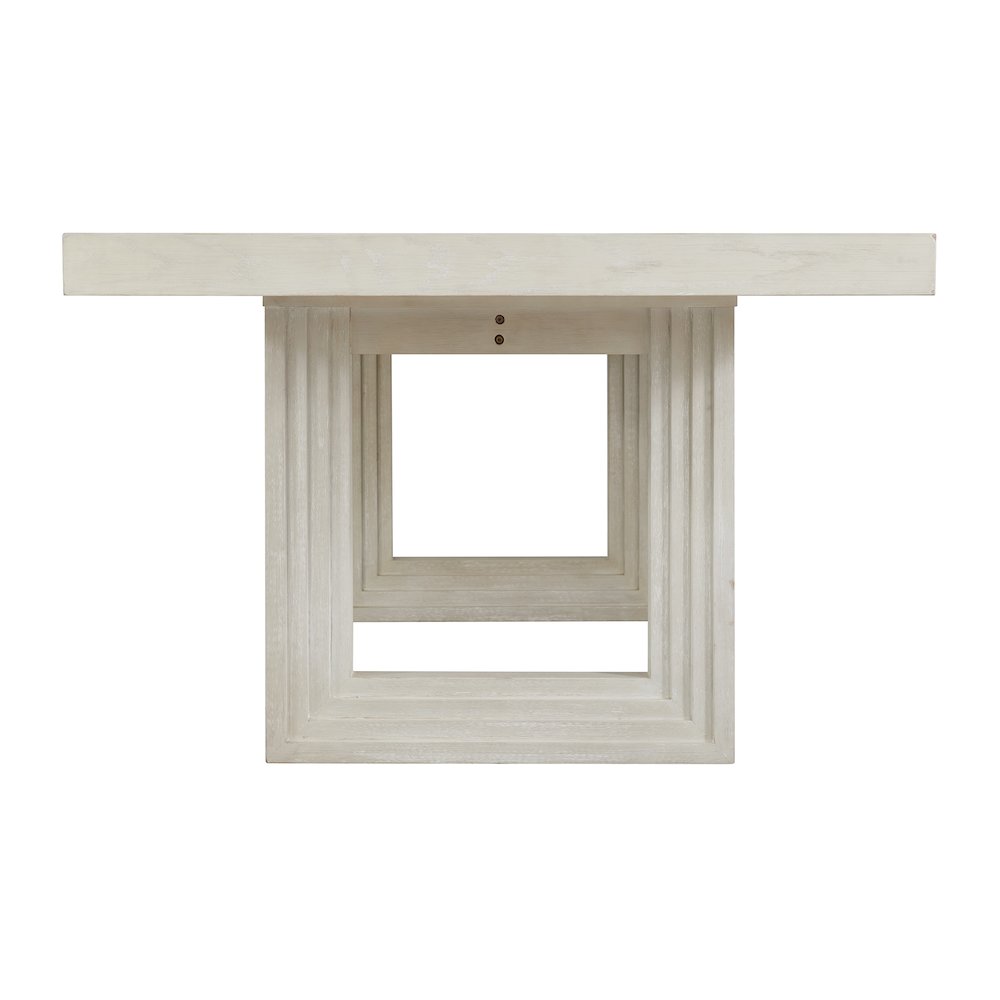 Rhiannon Rectangular Dining Table with 18" Leaf in Antique White. Picture 3