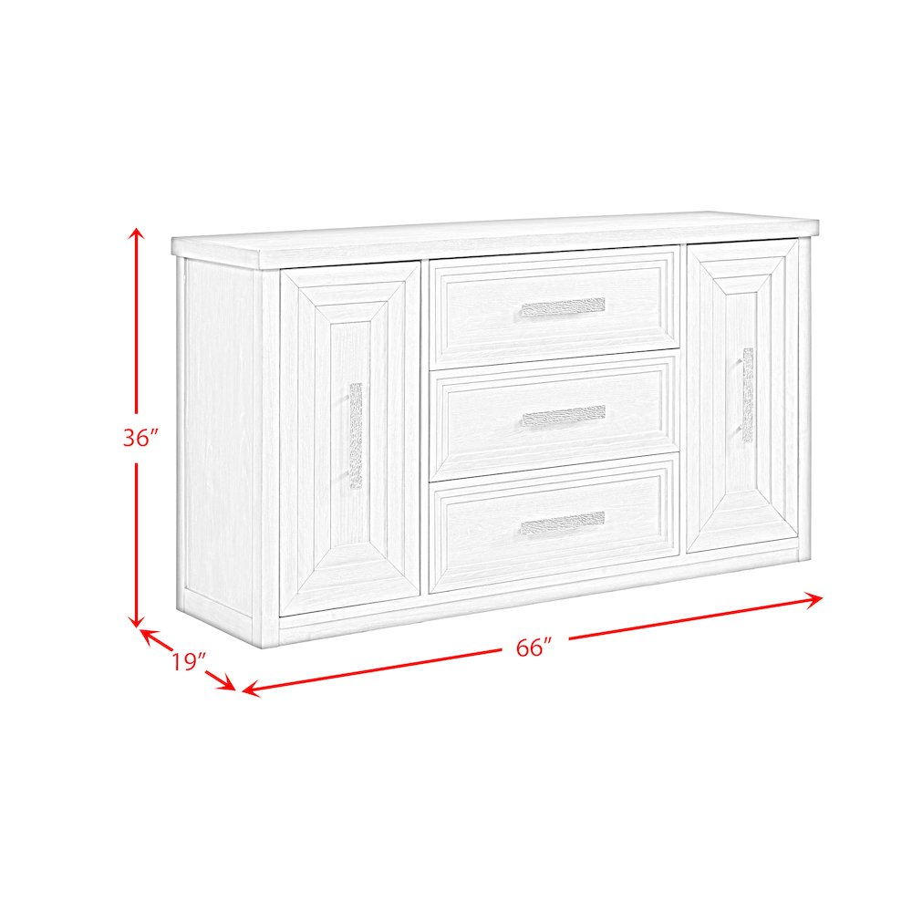 Rhiannon Server in Antique White. Picture 8