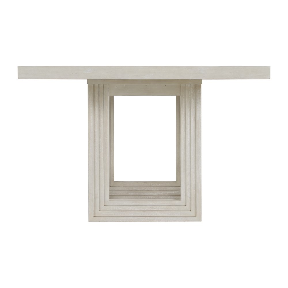Rhiannon Square Counter Table in Antique White. Picture 3