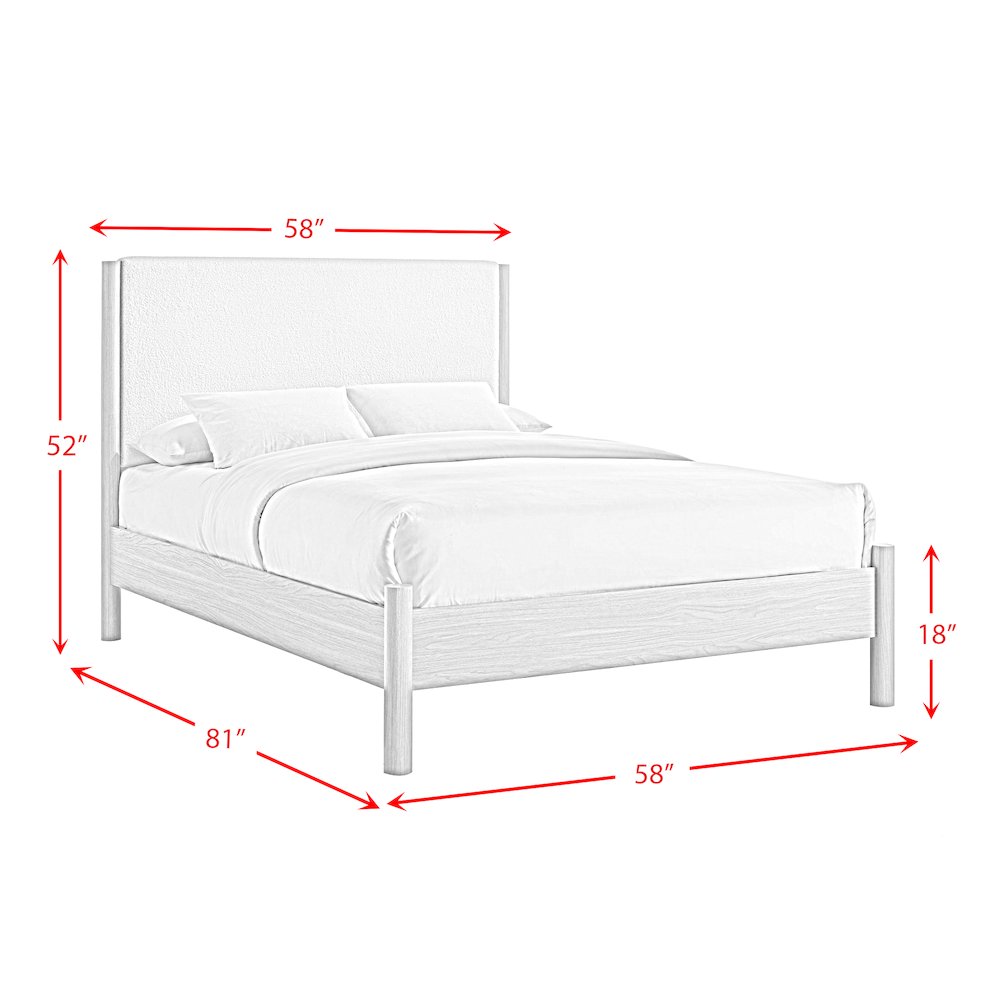 Joanna Full Bed in Natural. Picture 6