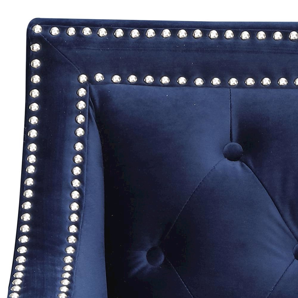 Navy Blue Accent Chair for Living Room and Bedrooms. Picture 4