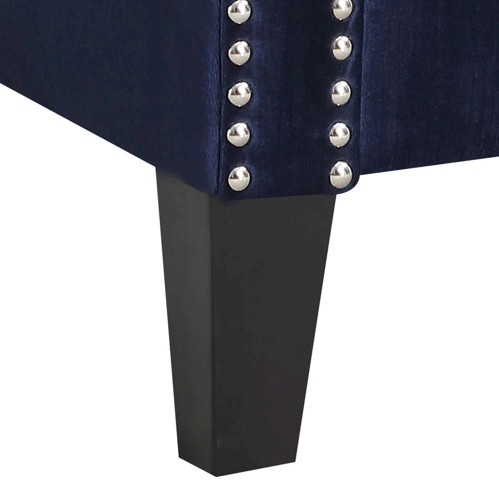Navy Blue Accent Chair for Living Room and Bedrooms. Picture 7