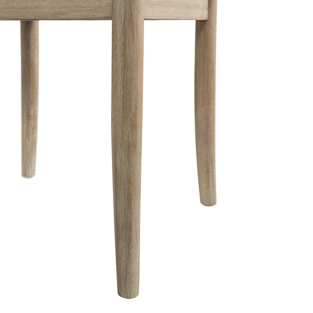 Beach-Tone Acacia Wooden X-Back Chair Set. Picture 9