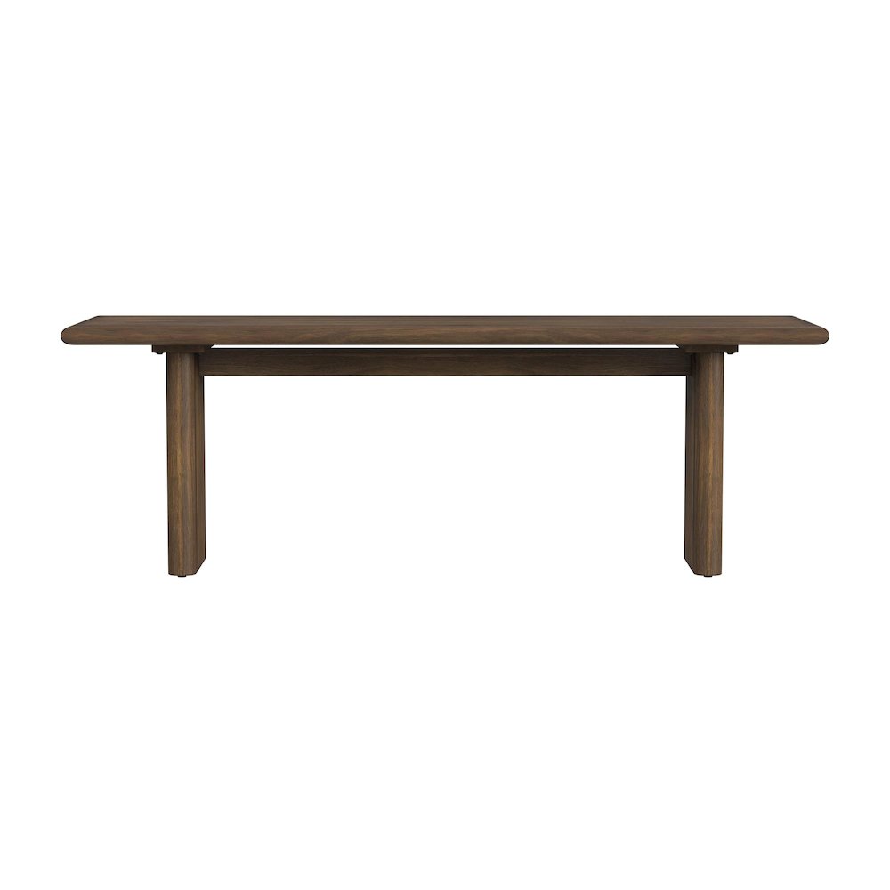 Perth Dining Bench in Brown. Picture 2