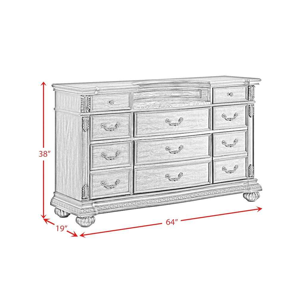 Concerto Dresser in Brown. Picture 10