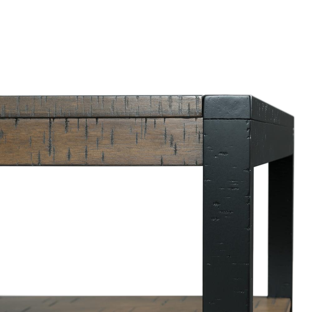 Picket House Furnishings Enrico Rectangular Coffee Table in Walnut. Picture 6