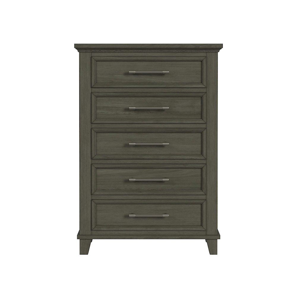 Henrik 5-Drawer Chest in Grey. Picture 2