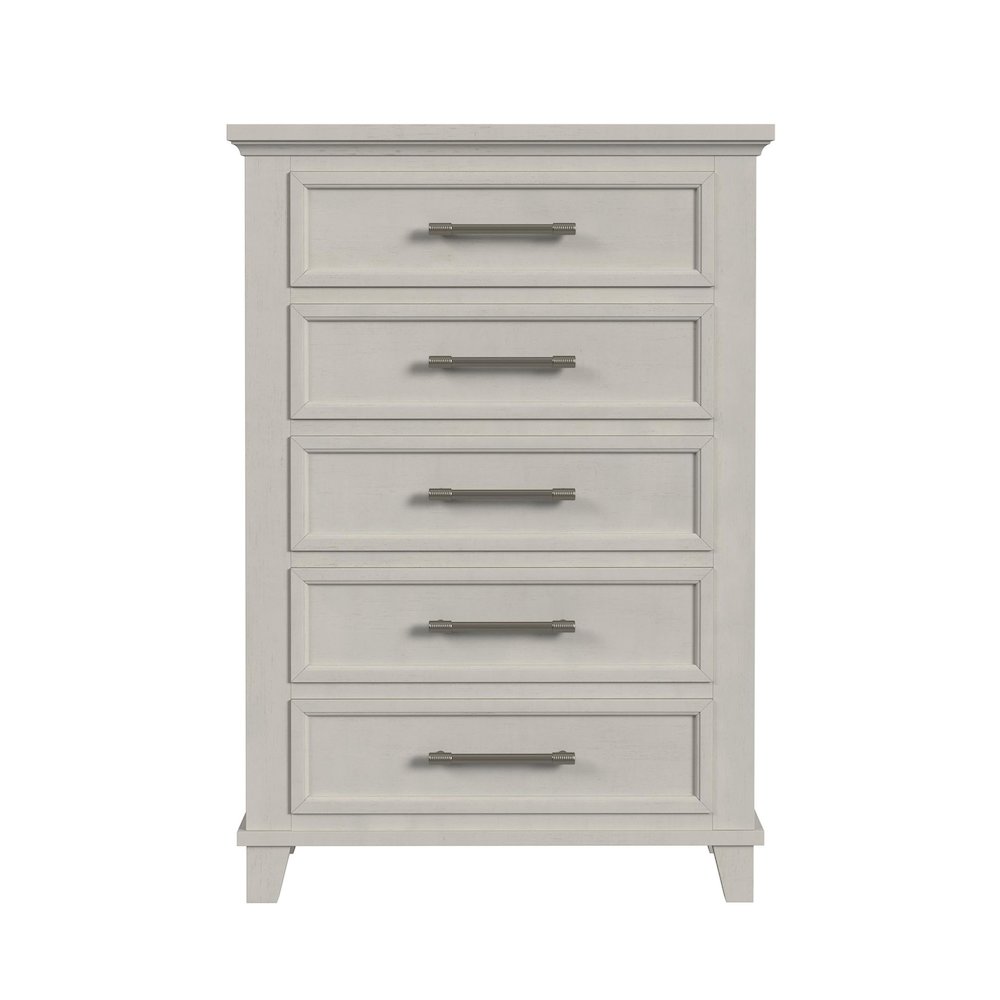 Henrik 5-Drawer Chest in Ivory. Picture 2