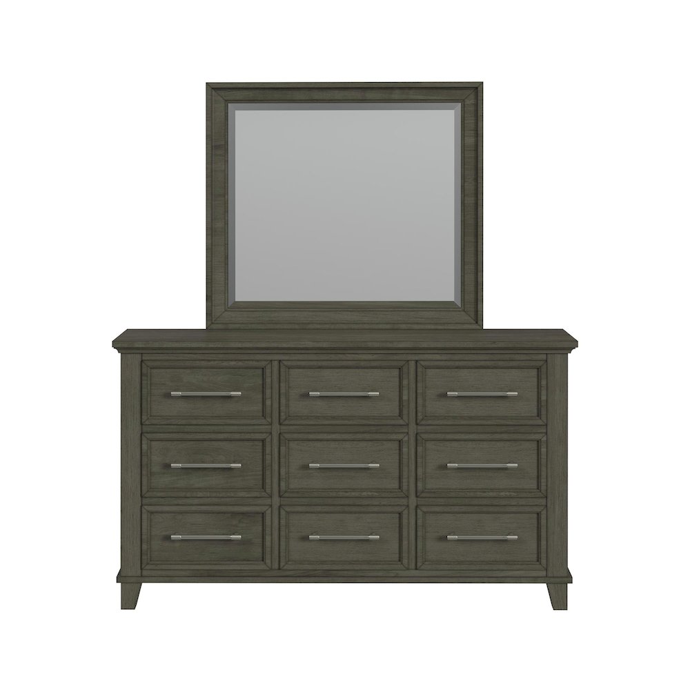Henrik Dresser and Mirror Set in Grey. Picture 2