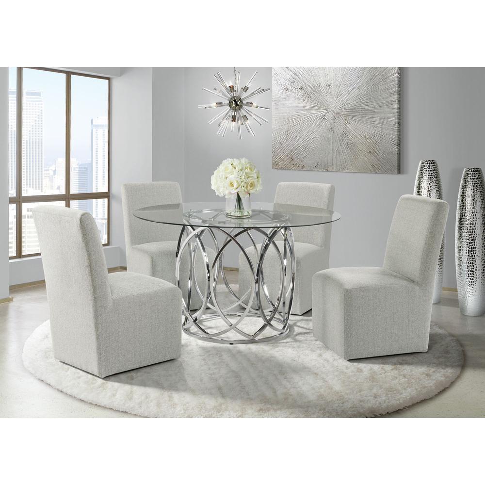 Marcy Standard Height 5PC Dining Set-Table and Four Side Chairs. Picture 1