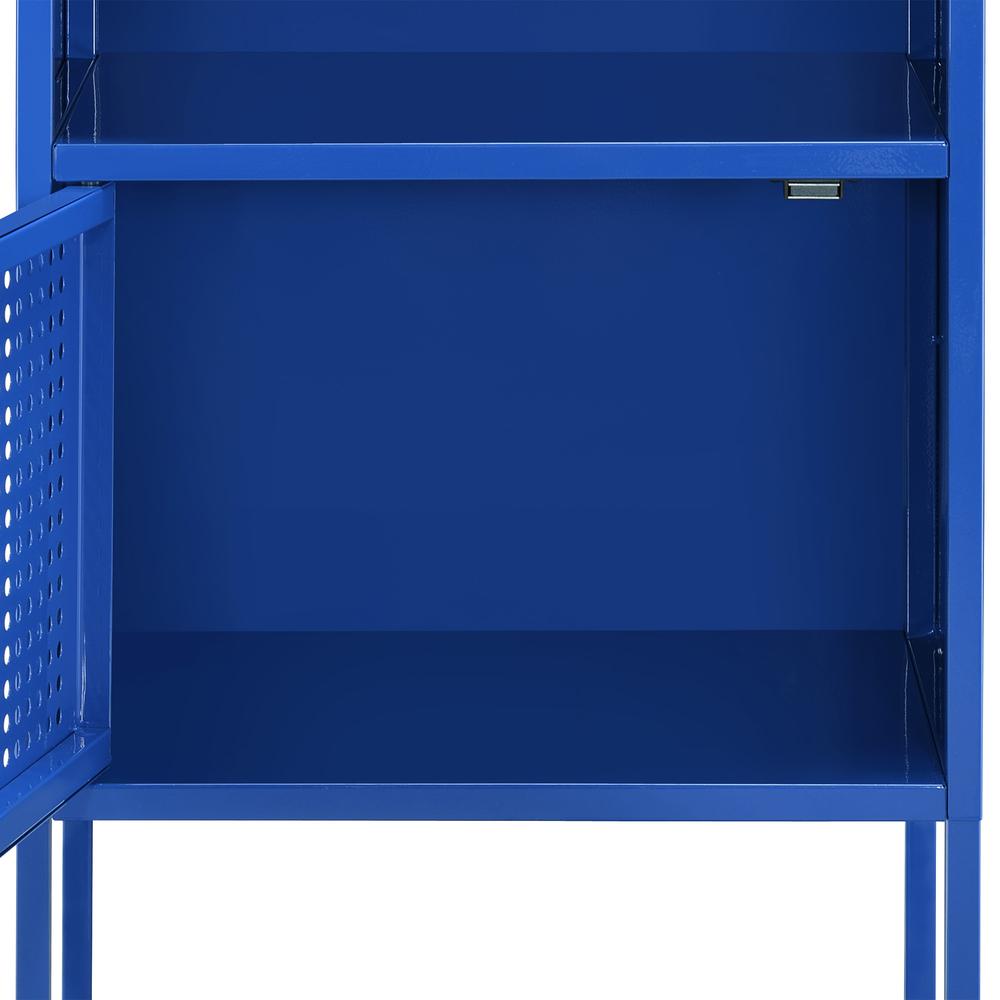 Gemma Nightstand with USB Port in Blue. Picture 12