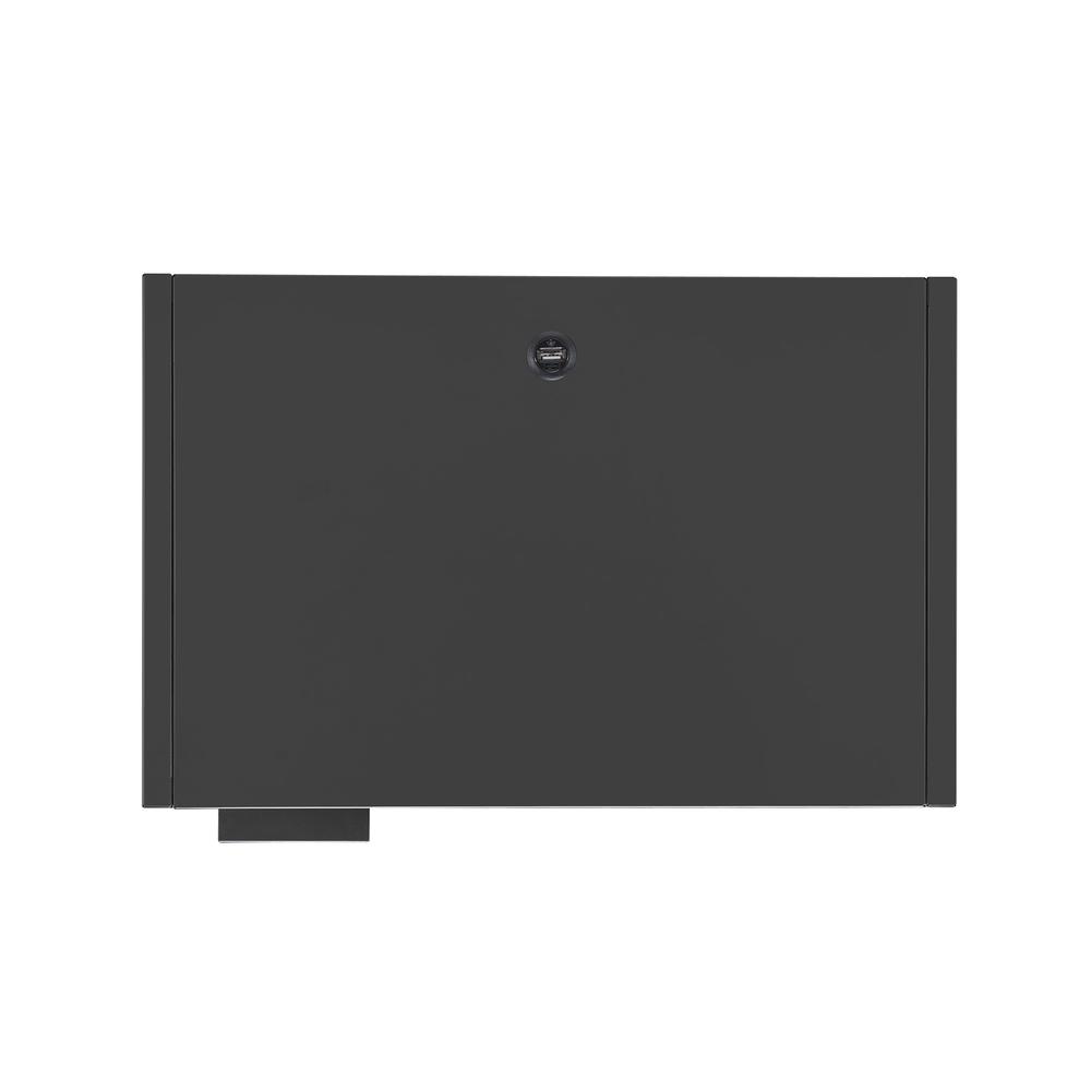 Gemma Nightstand with USB Port in Gray. Picture 9