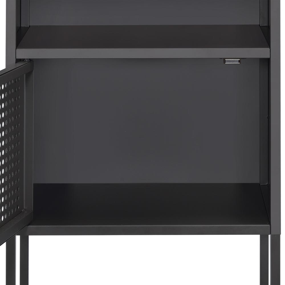 Gemma Nightstand with USB Port in Gray. Picture 12