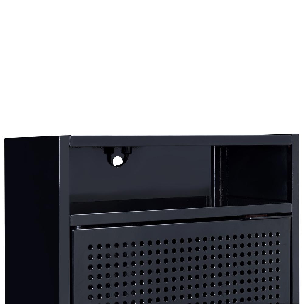 Gemma Nightstand with USB Port in Black. Picture 11