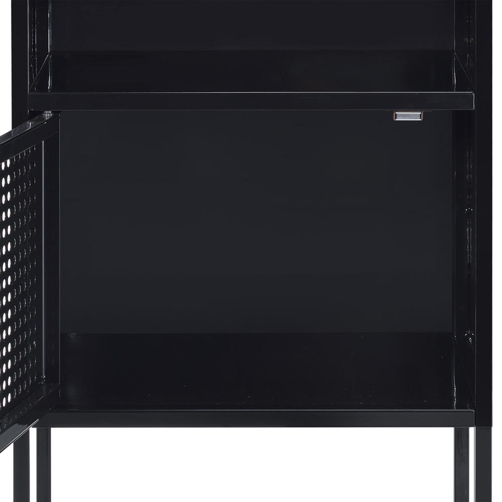 Gemma Nightstand with USB Port in Black. Picture 12