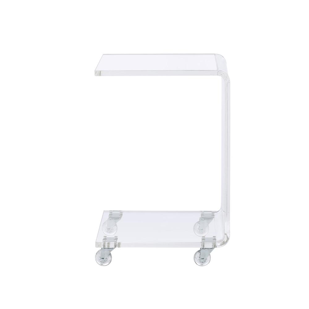 Peek Acrylic Snack Table. Picture 3