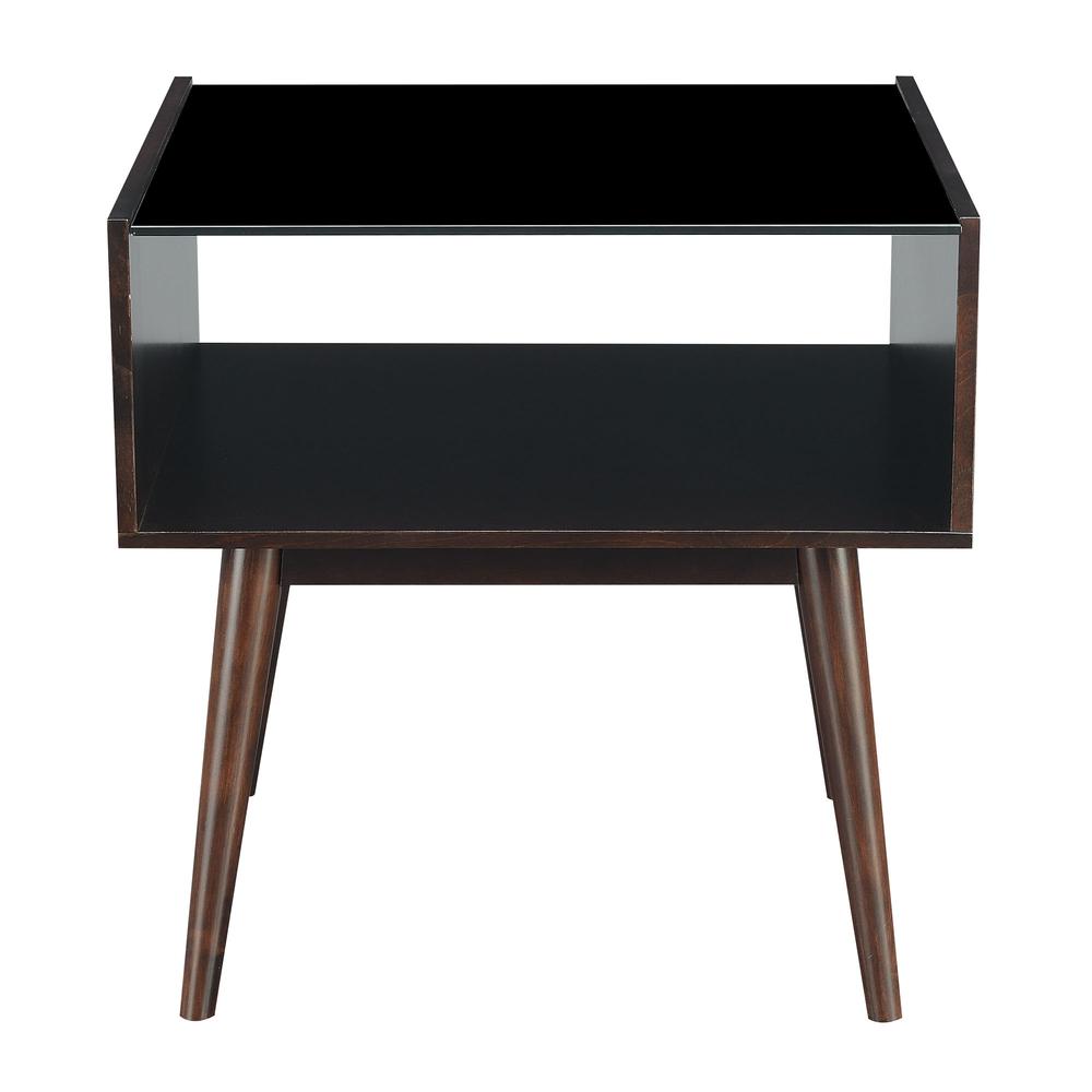 Morgan Mid-Century End Table in Espresso. Picture 2